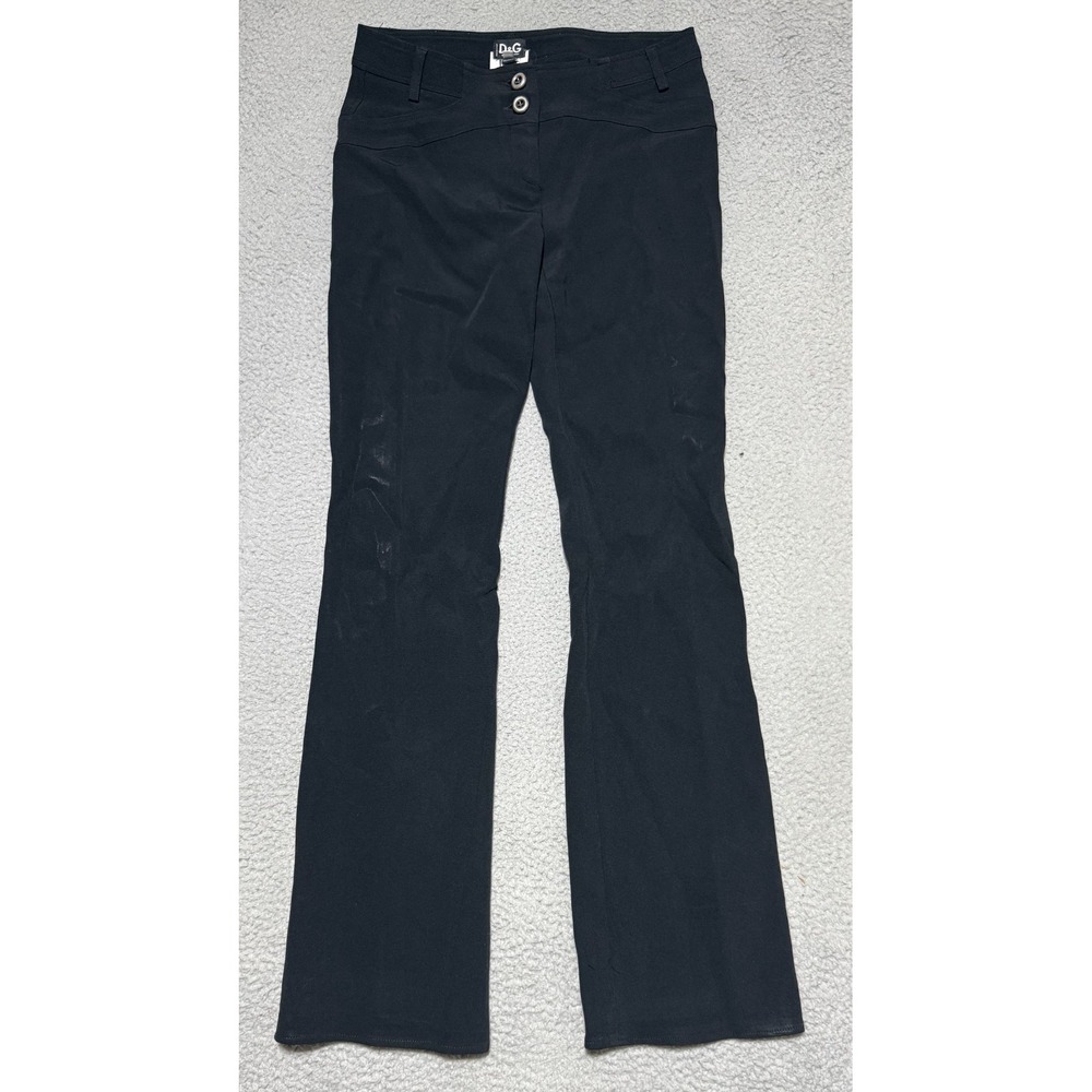Dolce & Gabbana Ittierre flared pants Womens 26/40 Black Made in Italy